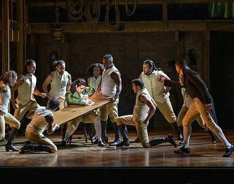 THE company is led by Jason Arrow as Alexander Hamilton. | PHOTOGRAPH COURTESY OF HAMILTON