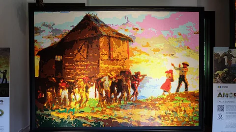 The Pinoy LEGO User Group showcased three iconic Filipino paintings at the Ambassador’s residence - and it’s all built using LEGO!