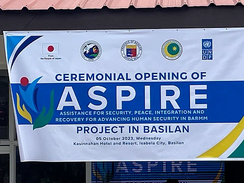 Opening Ceremony for the Assistance for Security, Peace, Integration and Recovery for Advancing Human Security in BARMM (ASPIRE) Project in Basilan
