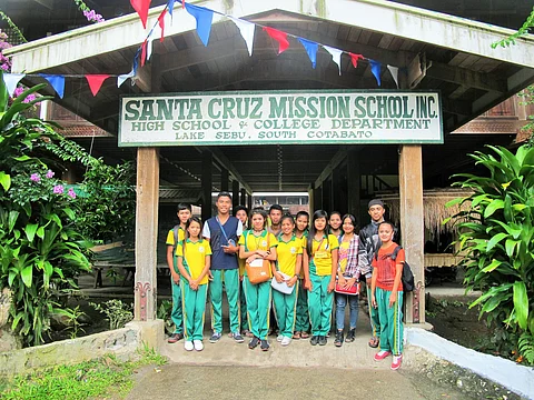 A school caravan will visit the Santa Cruz Mission School in Lake Sebu, South Cotabato.(Photograph courtesy of Roel Hoang Manipon)