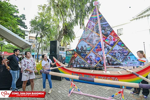 An LGBTQ+ landmark was unveiled during the opening ceremony. | photograph courtesy of Jam Jam Baronda