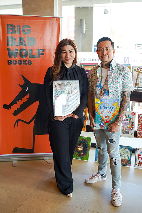 Big Bad Wolf Books' Philippine partner Carol Chuaying and co-founder Andrew Yap.(Photographs courtesy of Big Bad Wolf)