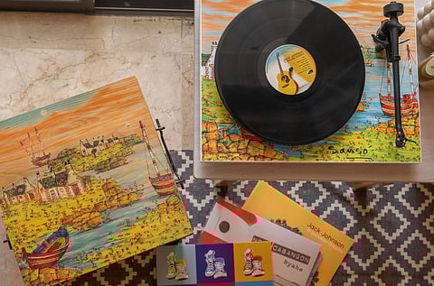 Sansó x Rega turntable. | PHOTOGRAPH courtesy of fundacion sanso