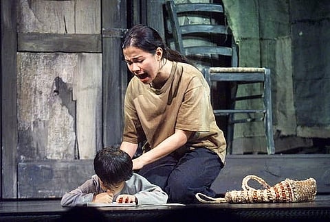 LEA Salonga as Kim in ‘Miss Saigon’ during its Manila run at the Cultural Center of the Philippines in 2000. | PHOTOGRAPHs COURTESY OF twitter.com/diy entertainment
