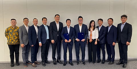 management teams of Sinar Mas Land and Samsung C&T Engineering & Construction Group at the Memorandum of Understanding signing event in Samsung Seoul, South Korea. | PHOTOGRAPH COURTESY OF SINAR MAS LAND