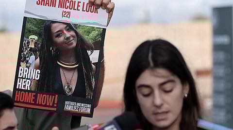 Shani Louk, 23, had been missing since Hamas fighters stormed the Supernova rave near the Gaza border as they carried out the worst attack in Israel's history. (Photo: Thomas COEX / AFP/File)