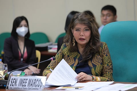 FILE Photo: Sen. Imee Marcos
