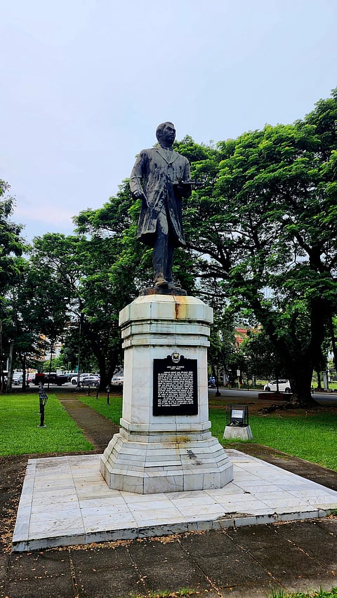 Monument to the painter and patriot Juan Luna in Intramuros, Manila. | Photograph by Roel Hoang Manipon for the Daily Tribune