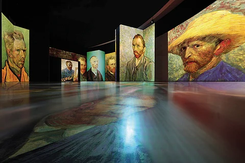 Discover Van Gogh’s inspirations through photos and videos alongside his works.