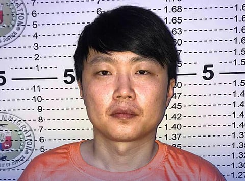 Kang Hee Woo, the alleged ranking member of Young Jae-Han, a telecom fraud syndicate in South Korea, was arrested by the BI-FSU operative on Wednesday, 4 October, in Mabalacat, Pampanga. (BI Photo)
