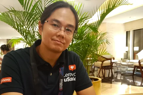 Gian Carlo Nogales from the Infrastructure Solutions Services Sales of Lenovo Philippines