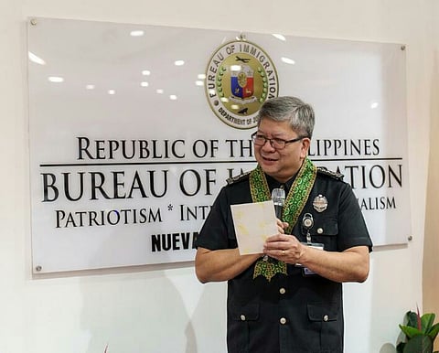 FILE: Bureau of Immigration Commissioner Norman Tansingco (Photo from the Bureau of Immigration)