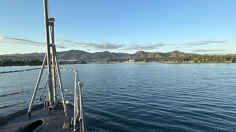 BRP Artemio Ricarte (PS-37) approaching a port (Photo from BRP Artemio Ricarte / Facebook)