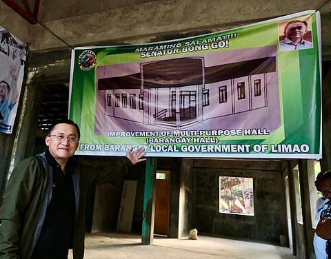 SBG inspects new multi-purpose building in Samal, Davao del Norte
