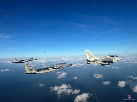 Various aircraft of the Philippine Air Force PAF and US Indo-Pacific Command participate in the maritime cooperative activity on November 21 over the Northern Luzon Command's joint area of operations. |📸 Philippine Air Force