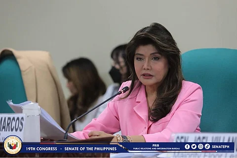 Sen. Imee Marcos. | 📸 Senate of the Philippines