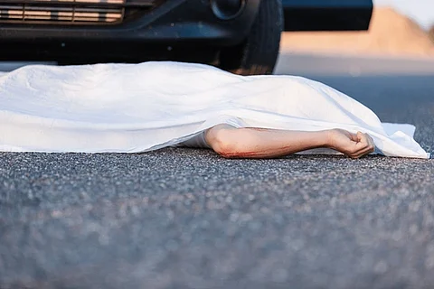 Child critical after road crash