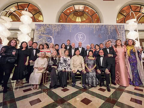 President Ferdinand Marcos Jr. and First Lady Liza Araneta-Marcos with the trustees of the Asian Cultural Council and ACC Philippines led by David Rockefeller Jr., Susan Rockefeller, Josie Cruz Natori and Ernest Escaler.