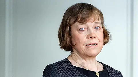The leader of the German Protestant Church, Annette Kurschus, on Monday stepped down from her post after being accused of covering up suspected sexual assault by a colleague. (Photo: AFP)