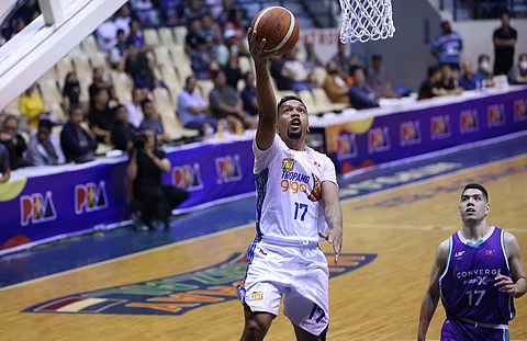Jayson Castro gets ready to step up to the plate as TNT Tropang Giga