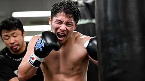 Naoya ‘Monster’ Inoue pushes himself to the limit in training.