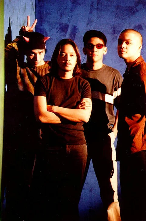 (FROM left) Rico Blanco, Nathan Azarcon, Mark Escueta and Bamboo Mañalac.(PHOTOGRAPH COURTESY OF fb.com/rivermaya)