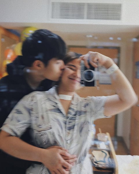 Elijah Canlas and Miles Ocampo. | 📸@elijahcanlas