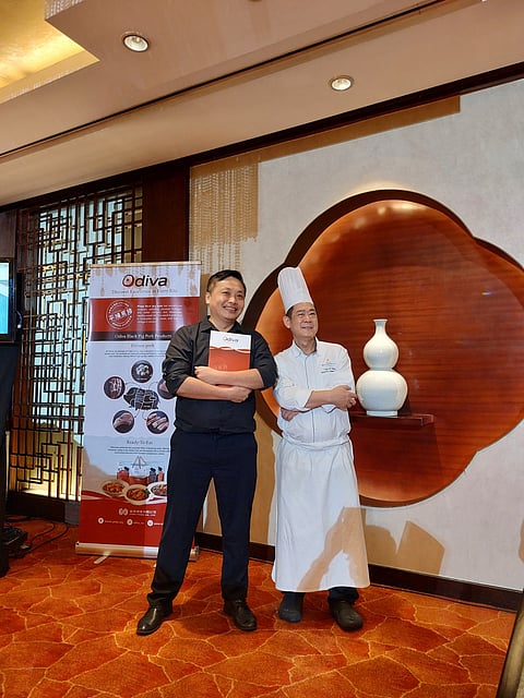VINCENT Chang and Makati Shangrila’s executive chinese chef Chan Po Sang