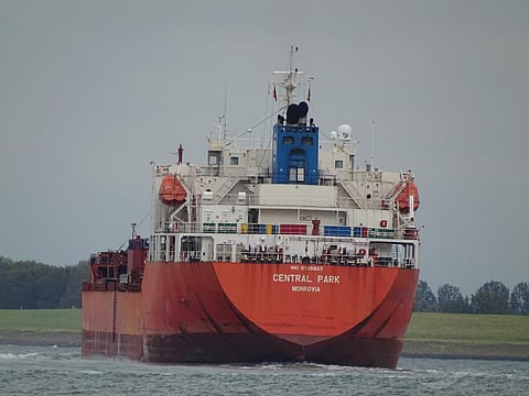 Central Park, a chemical tanker carrying a full cargo of phosphoric acid, was involved in a suspected piracy incident while crossing international waters, says Zodiac Maritime. | FILE PHOTOGRAPH BY Peter Faas for Vesselfinder
