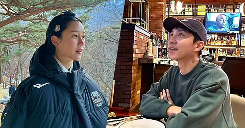 The star couple has announced that they are expecting a child in February. Photos courtesy of @leeseunggi.official/instagram and @xx__dain/Instagram.