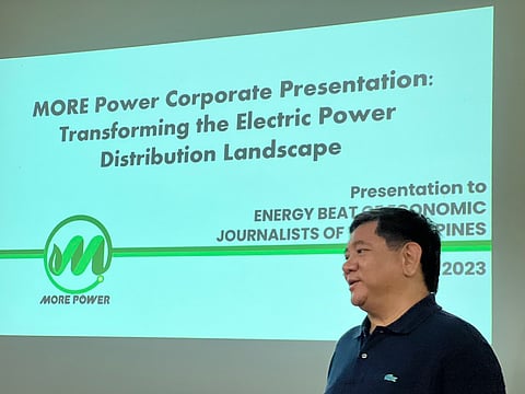 MORE power president and chief operating officer Roel Castro said the electricity company will focus on building up services to Iloilo before moving to other provinces. | Photograph by Maria Romero for the Daily Tribune