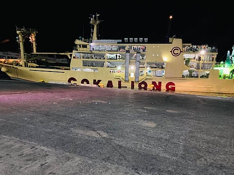 MV Filipinas. 📷Courtesy of Philippine Coast Guard.
