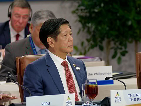 President Ferdinand R. Marcos, Jr. participates at the APEC Leaders’ Informal Dialogue with Guests, led by US President Joe Biden, on Thursday afternoon (US time) at the George Moscone Convention Center in San Francisco, California, USA. (Photo courtesy of Presidential Communications Office)