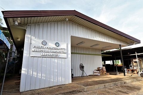 The molecular diagnostic laboratory of Puerto Princesa City. (Photo from Puerto Princesa City Information Office)