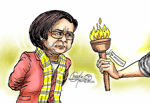 Is De Lima ready to lead opposition?