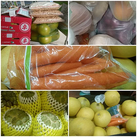 A variety of agricultural products were seized by the BPI and BAI from incoming passengers for their failure to present import permits. (Photo by Anthony C. Ching)
