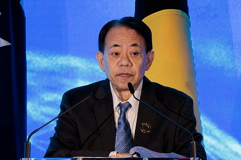 Masatsugu Asakawa, Asian Development Bank President, speaks at the Sydney Energy Forum on July 12, 2022, in Sydney. The Sydney Energy Forum brings together global leaders across government, industry, academia, technology and innovation to identify solutions to delivering clean energy supply chains across the Indo-Pacific. (Photo by Brook Mitchell / POOL / AFP)