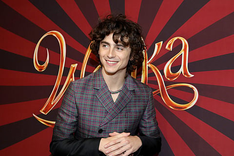 TORONTO, ONTARIO - 3 DECEMBER: Timothée Chalamet attends the "Wonka" Canadian Fan Screening at Cineplex Cinemas Yorkdale on 13 December 2023 in Toronto, Ontario. (Photo by Jeremy Chan / GETTY IMAGES NORTH AMERICA / Getty Images via AFP)