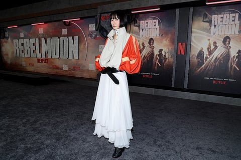 HOLLYWOOD, CALIFORNIA - DECEMBER 13: Bae Doona attends the Netflix Premiere of Zack Snyder's REBEL MOON - Part One: A Child of Fire at TCL Chinese Theatre on December 13, 2023 in Hollywood, California. Phillip Faraone/Getty Images for Netflix/AFP (Photo by Phillip Faraone / GETTY IMAGES NORTH AMERICA / Getty Images via AFP)
