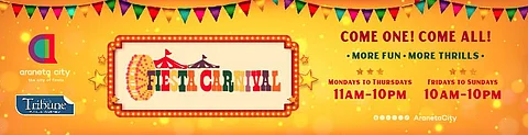 Araneta City welcomes back FIESTA CARNIVAL!