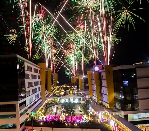 SM City Clark capped the year with annual Sky Line Fireworks Festival