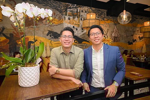 Cold Storage’s VP Morris Qua with president Marco Qua.(PHOTOGRAPH COURTESY OF LOKAL)