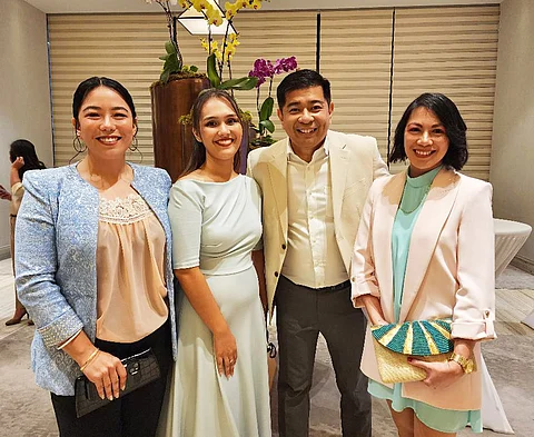 Seda Central Bloc Yvonne Silva, sales manager; Dianna McCarthy, sales executive; Ron Manalang, general manager; and Thrina dela Calzada, director of sales.
