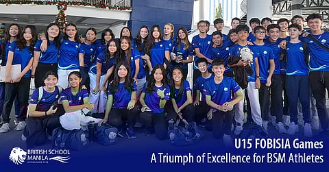 U15 students from the British School Manila returned victorious from the Federation of British International Schools in Asia Games, held at Pattana Sports Resort, Chonburi.