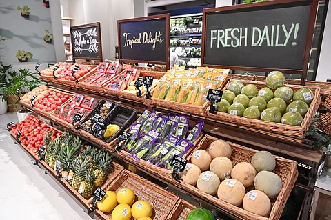 Fresh fruits and vegetables ripe for the shopper’s picking.