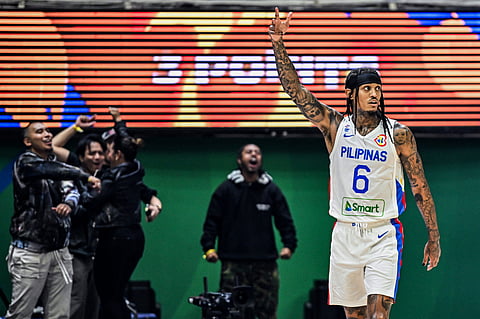 SHERWIN VARDELEON/AGENCE FRANCE-PRESSE
JORDAN Clarkson makes a lot of heads turn while representing the Philippines in the FIBA Basketball World Cup.