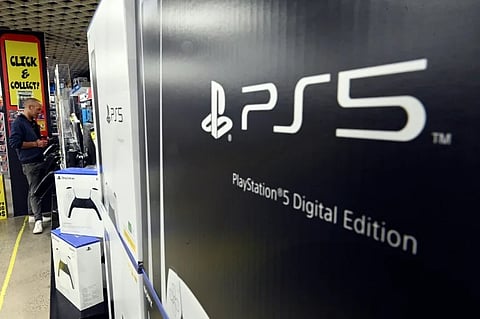 The PS5 milestone caps a strong year in gaming for Sony. (Photo: Saeed KHAN / AFP)