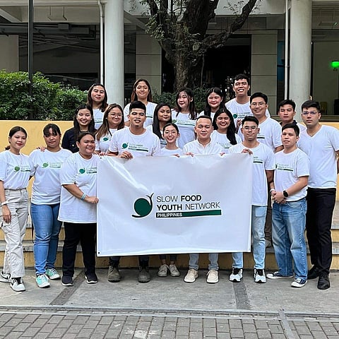 Slow Food Manila Chef Jam Melchor (first row, fourth from left).