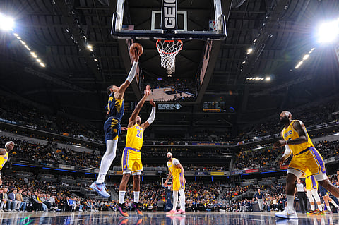 RON HOSKINS/agence france-presse
Tyrese Haliburton and the Indiana Pacers are raring to take on LeBron James and the Los Angeles Lakers for the NBA in-season title.
