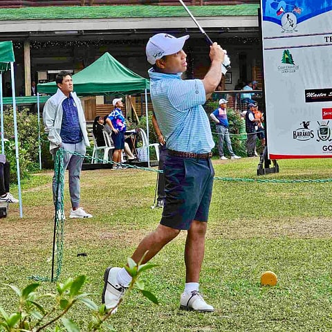 photograph by Adrian Flores for the daily tribune
AYON Sanchez of Januarius Private Equity team fires up his team’s campaign.